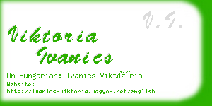 viktoria ivanics business card